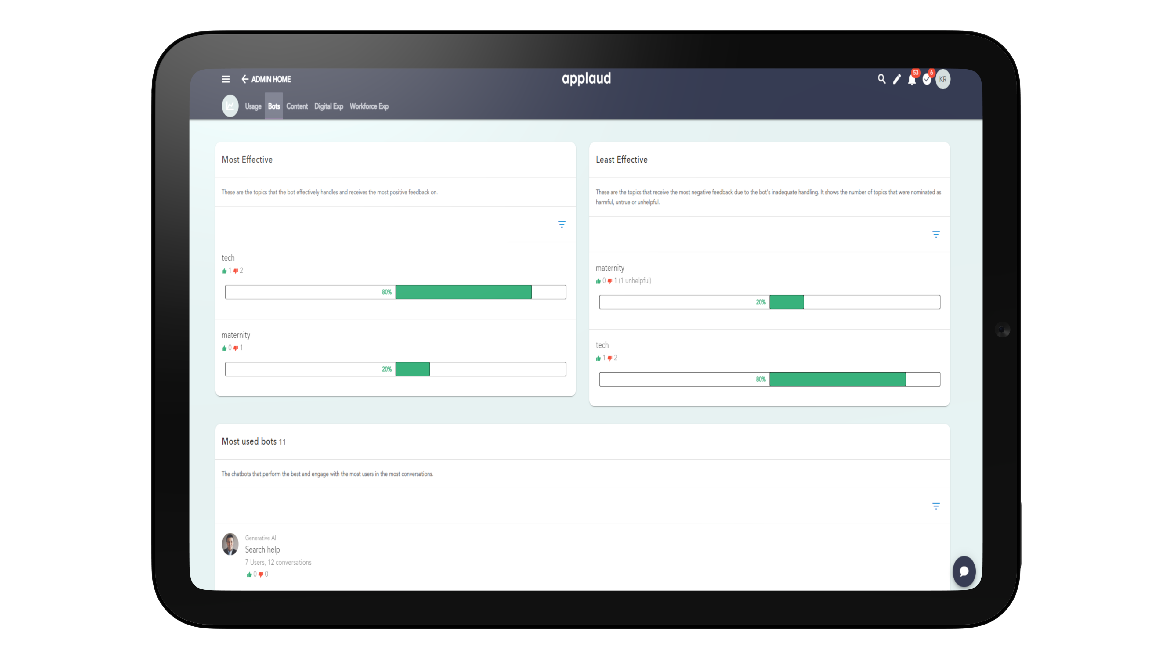 Chat analytics screenshot 2