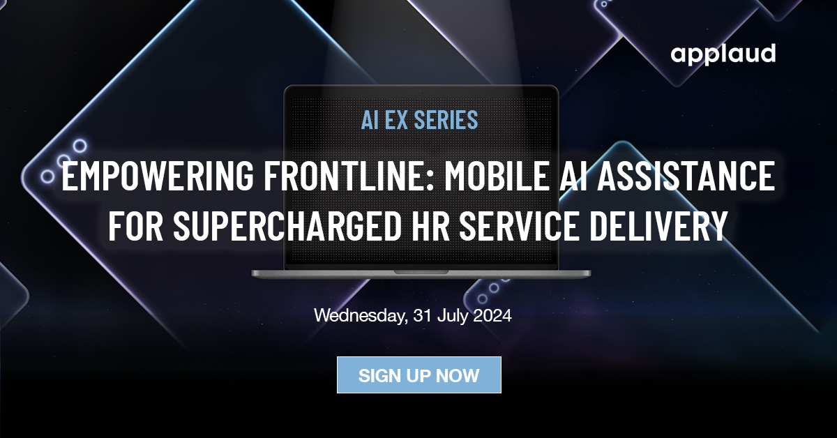 Empowering Frontline- Mobile AI Assistance for Supercharged HR Service Delivery