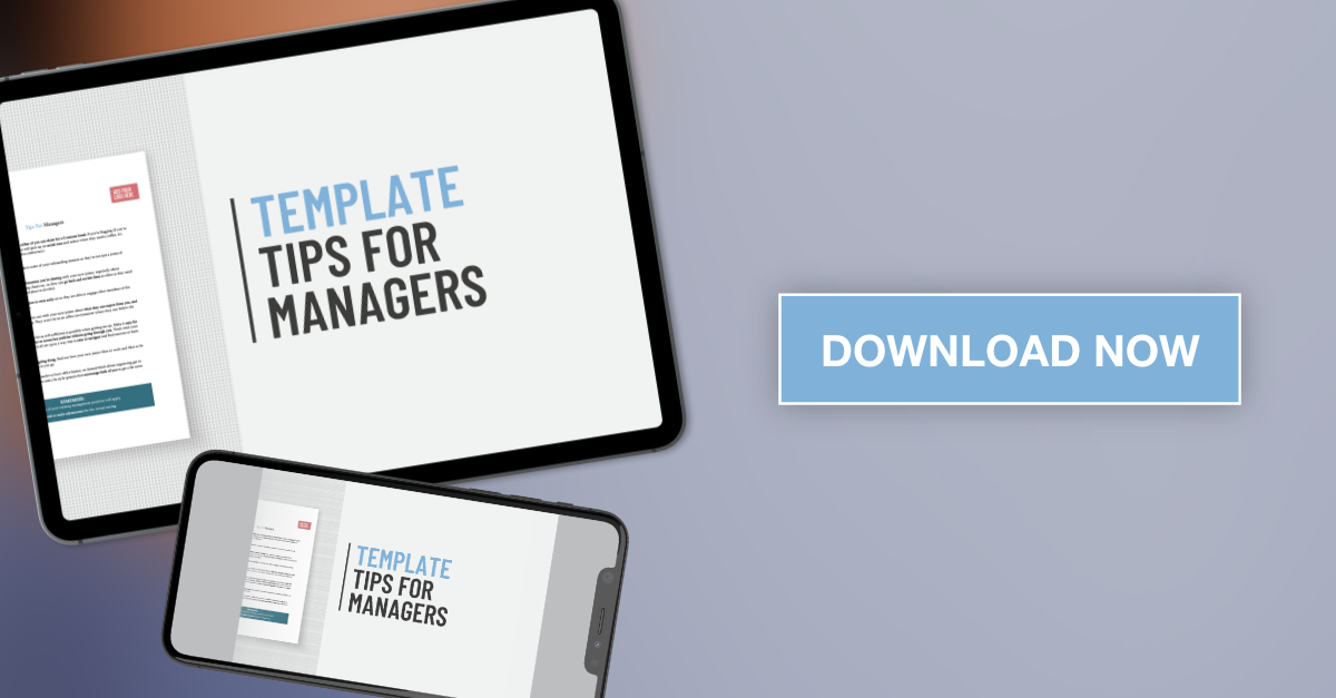 Applaud HR Tips for Managers Template download graphic