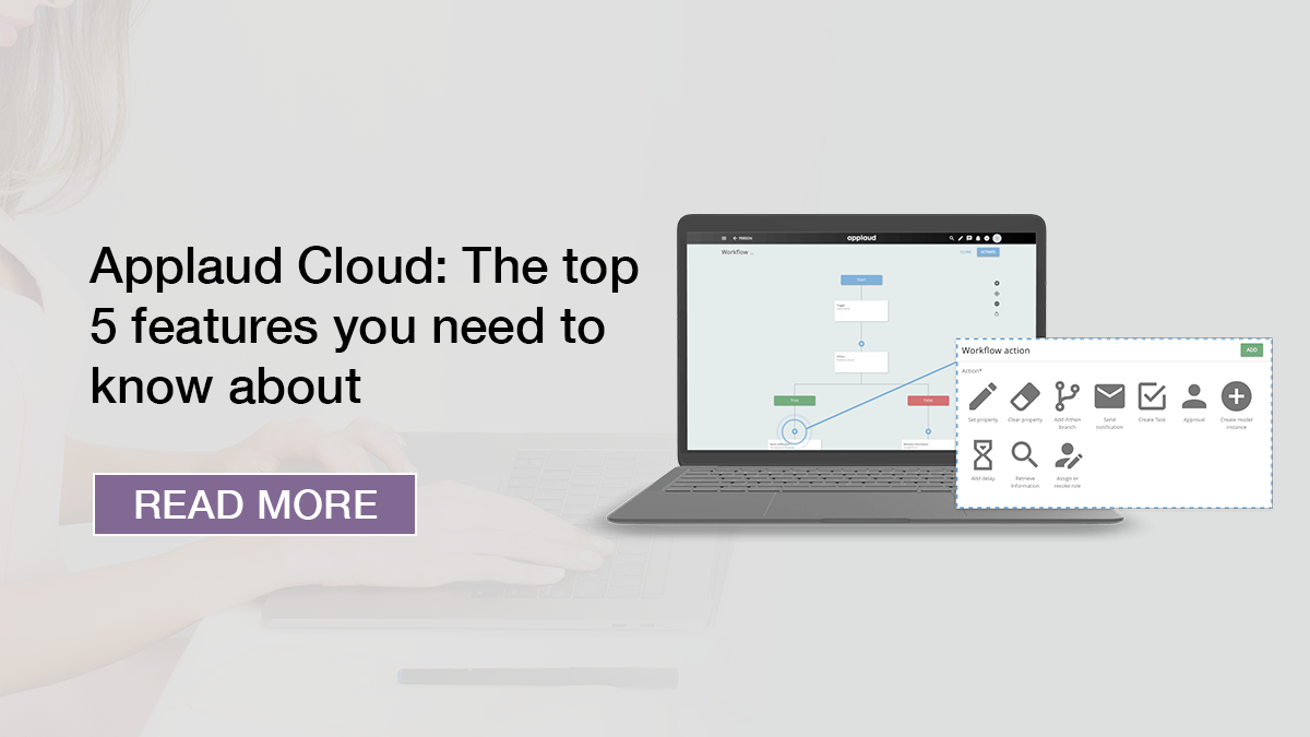 Applaud HR Cloud: The top 5 features you need to know about - read more graphic