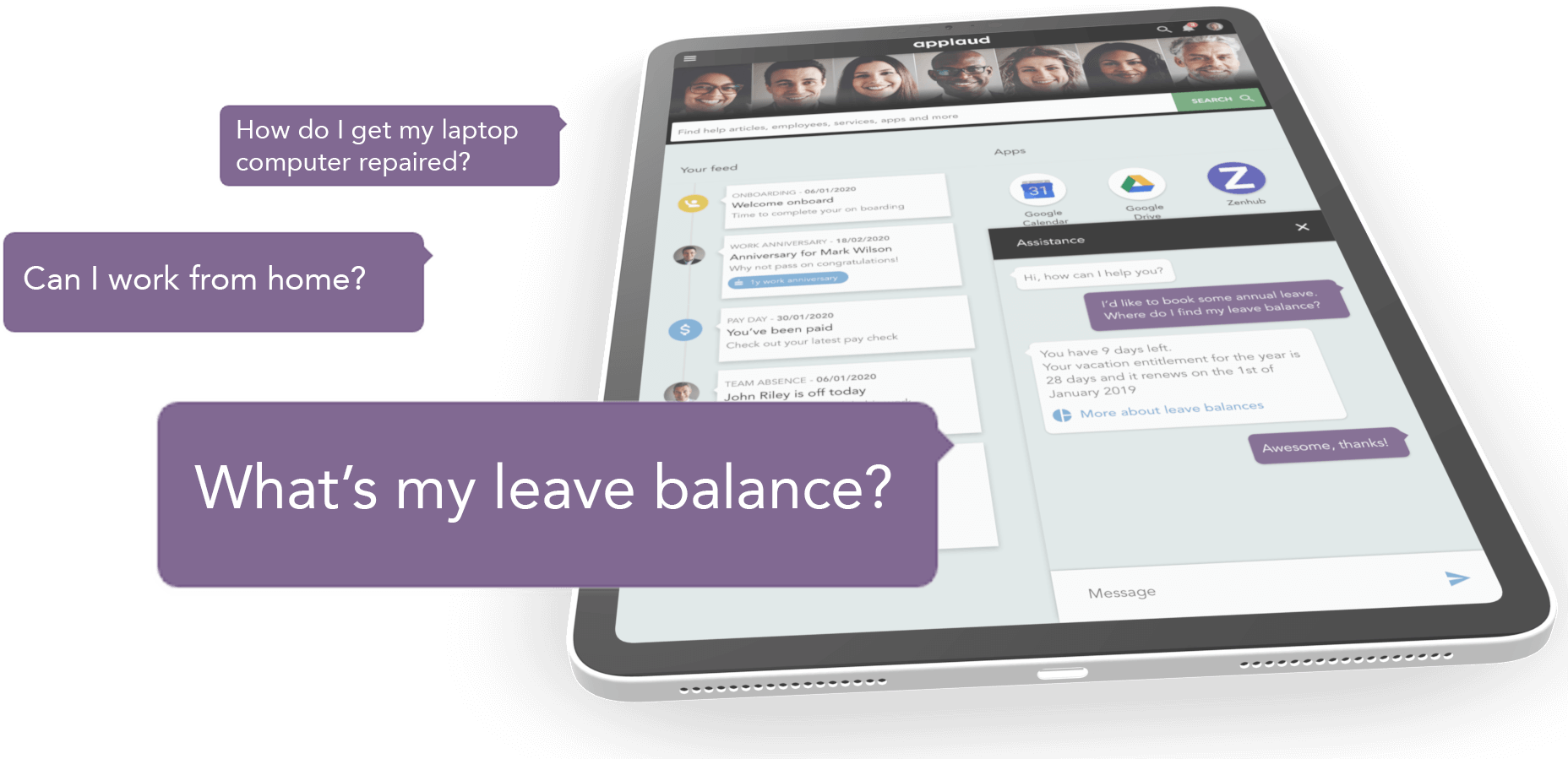 Applaud-HR-AI-Chatbot-Bubbles